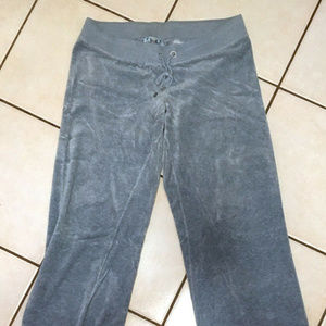 Juicy Couture Gray Velour Sweatpants
